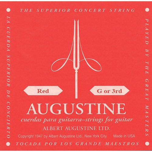 Augustine Classic Corde singole, rosso G3