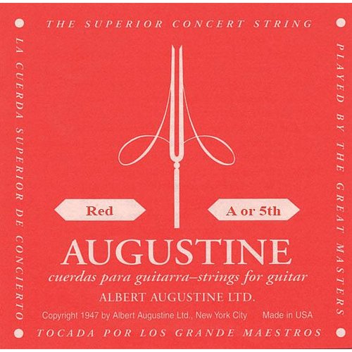 Augustine Klassik Einzelsaiten Rot A5