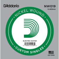 DAddario EXL Cuerdas sueltas Wound NW019