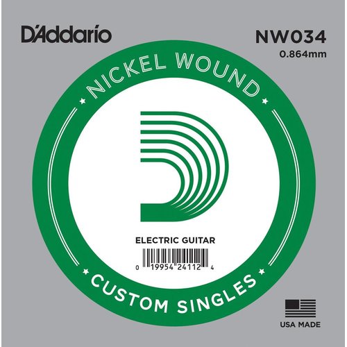 DAddario EXL Single Strings Wound NW034