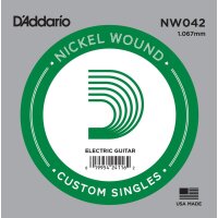 DAddario EXL Cuerdas sueltas Wound NW042