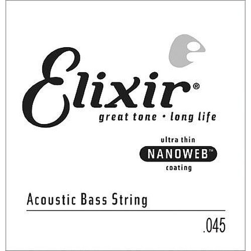 Elixir Einzelsaite 15745 - Wound .045 Acoustic Bass