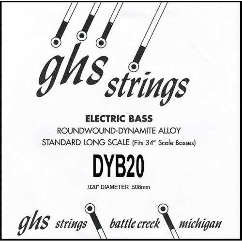 GHS 3045 DYB 030"  Bass Boomers Single Str.