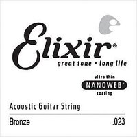 Elixir Einzelsaite 15123 - Wound .023 Nanoweb Acoustic