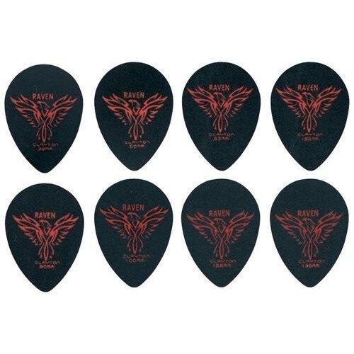 Clayton Black Raven Picks Teardrop 0,50mm