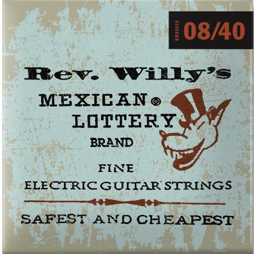 Dunlop RWN0840 Rev. Willy Mexican Lottery Strings 008/040