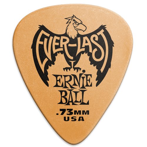 Ernie Ball Everlast Picks, 12-Pack  0,73mm Orange