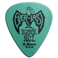 Ernie Ball Everlast Picks, 12er Pack 2,0mm Teal