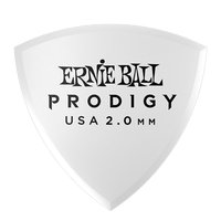 Ernie Ball Prodigy White Shield Picks, 6-Pack