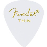 Fender 351 Plektren Weiss Thin