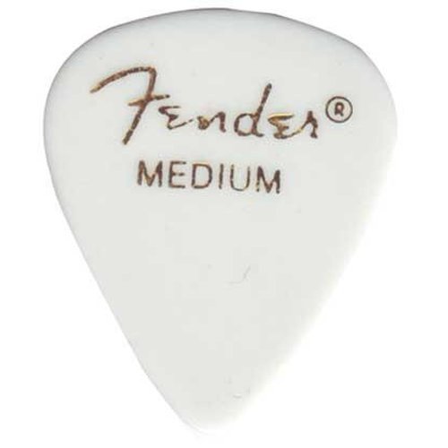 Fender 351 Plektren Weiss Medium