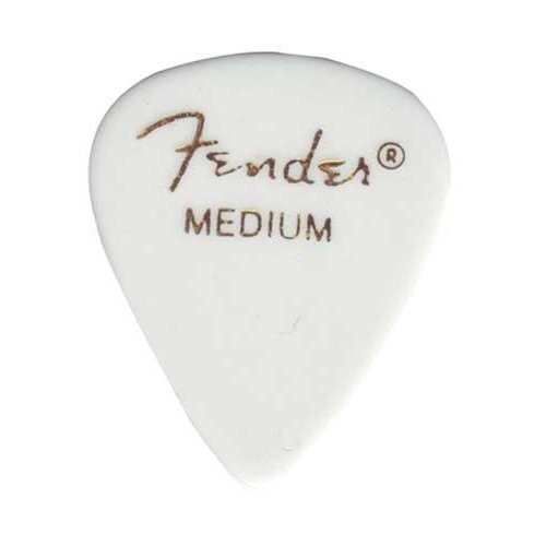 Fender 351 Plektren Weiss Medium