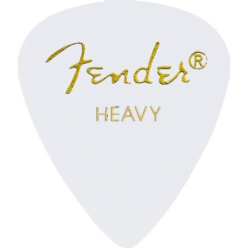 Fender 351 Plektren Weiss Heavy