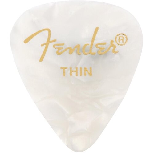 Fender 351 Premium Picks White Moto Thin
