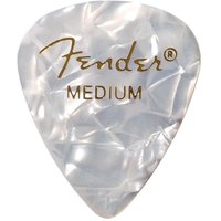 Plettri Fender 351 Premium White Moto Medium