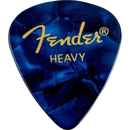 Fender 351 Premium Plektren Blau Moto Heavy