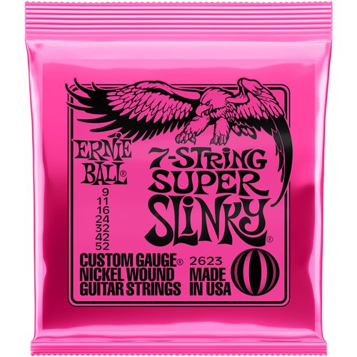 Ernie Ball EB2623 Super Slinky 7-Cordes 09-52