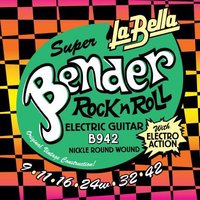LaBella B942 Super Bender Electric Guitar Strings 9-42
