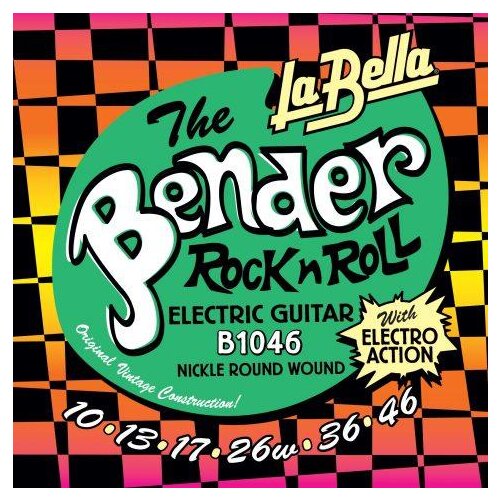 LaBella B1046 Bender Electric Guitar Strings 10-46