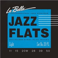 LaBella 20-PL Jazz Flats Light 011/050 Flatwound...