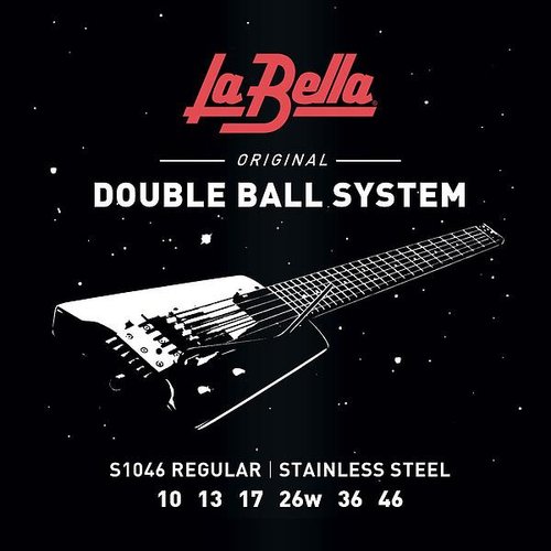 LaBella S1046 Double Ball Electric Guitar &ndash; Regular 10-46