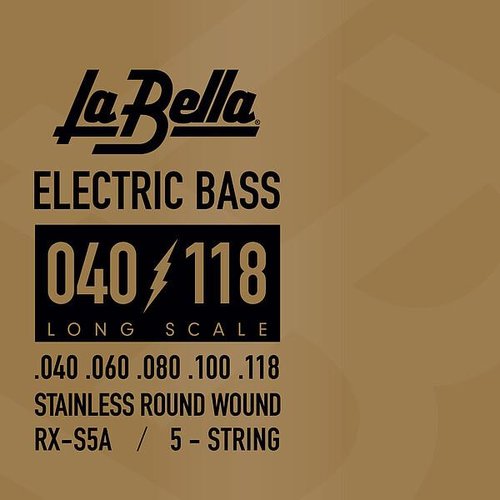 LaBella RX-S5A Saiten für 5-Saiter E-Bass 040/118 Stainless Steel