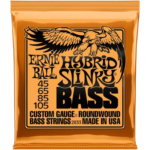 Ernie Ball EB2833 Hybrid Slinky Cordes de basse 45-105