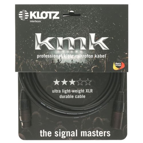 Klotz M1FM1 Mikrofonkabel, schwarz 5 Meter