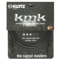 Klotz M1FM1 Mikrofonkabel, schwarz 5 Meter