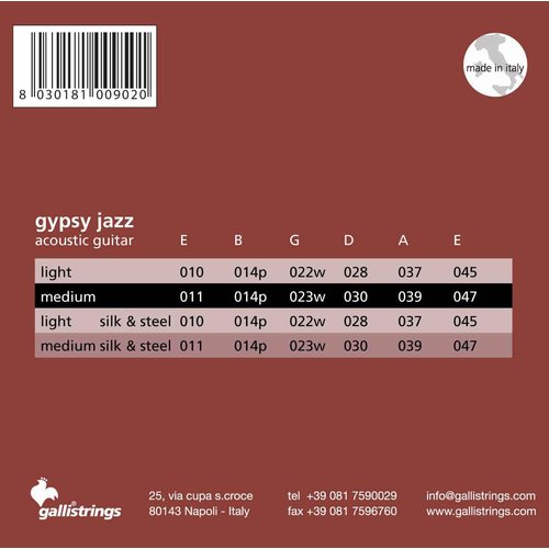 Galli GSB-11-LE Gypsy Jazz Medium Loop End