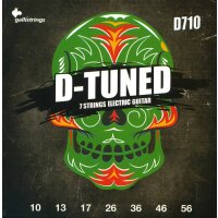 Galli D-710 D-Tuned Nickel Roundwound 10/56 7-cuerdas