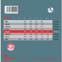 Galli EB-40125 ProCoated Regular 5-Cuerdas