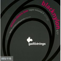 Galli G-77-4 Black Nylon Akustik Bass