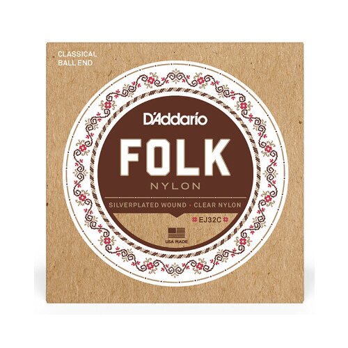 DAddario EJ32C Folk Nylon Ball End