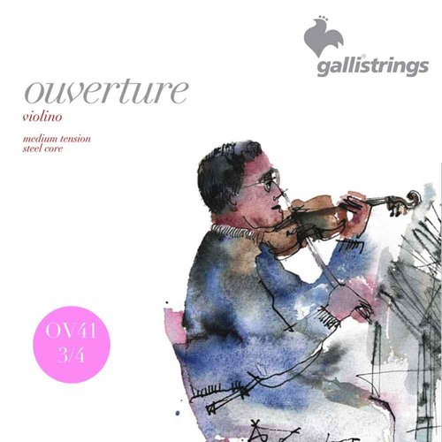 Galli OV41 Overture Cuerdas del violn 3/4