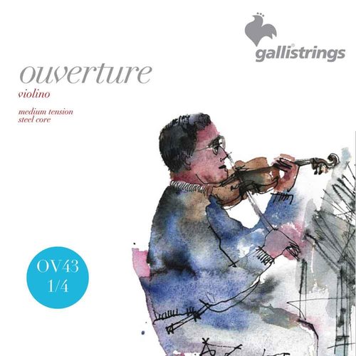 Galli OV43 Overture Violin Saiten 1/4