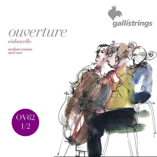 Galli OV62 Overture Cello Strings 1/2