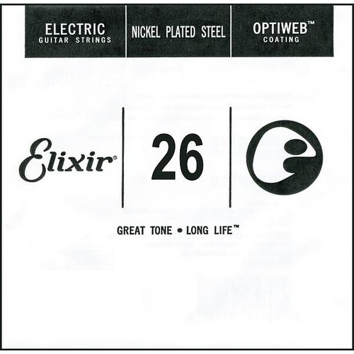 Elixir Optiweb Einzelsaiten Wound .026