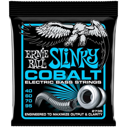 Ernie Ball EB2735 Extra Slinky Cobalt 40-95 Cuerdas de bajo