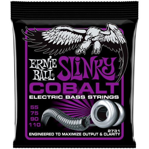 Ernie Ball EB2731 Power Slinky Cobalt 55-110 Cuerdas de bajo