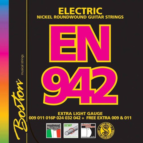 Boston EN-942 Extra Light Electric Guitar Strings