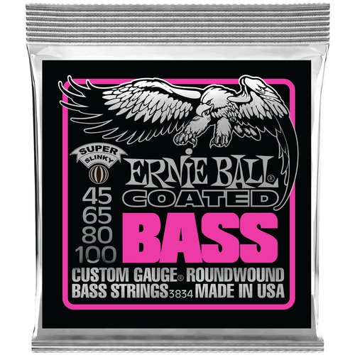 Ernie Ball EB3834 Super Slinky Bass Coated 45-100