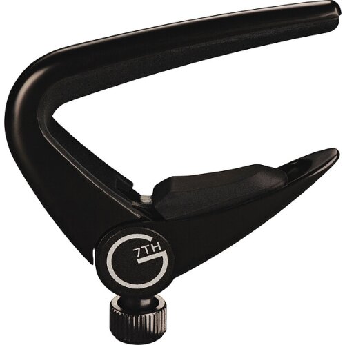 G7th Newport Capo for Acoustic Guitar Black