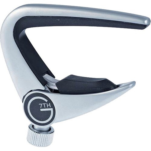 G7th Newport Capo for Acoustic Guitar Silver