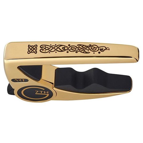 G7th Performance 3 ART Celtic Capo for Classical Guitar Gold