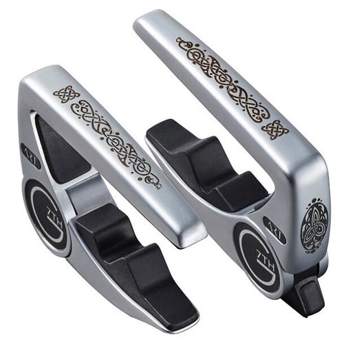 G7th Performance 3 ART Celtic Capo for Classical Guitar Silver