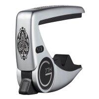 G7th Performance 3 ART Celtic Capo for Classical Guitar Silver