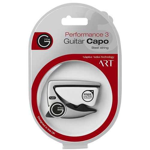 G7th Performance 3 ART Capo for Classical Guitar Silver