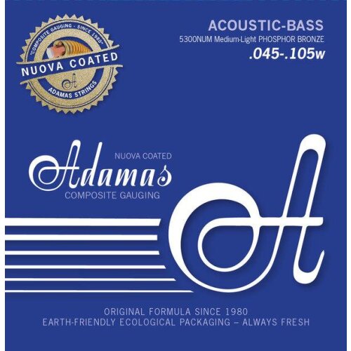 Adamas 5300NUML Phosphor Bronze Nuova 040/100 basso acustica coated