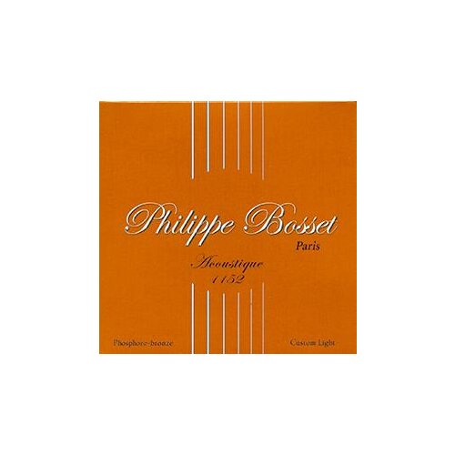 Philippe Bosset Phosphor Bronze Custom Light 011/052 for acoustic guitar